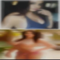 Smith couple looking woman