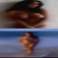 Humble, nude woman