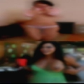Masturbating dogging woman